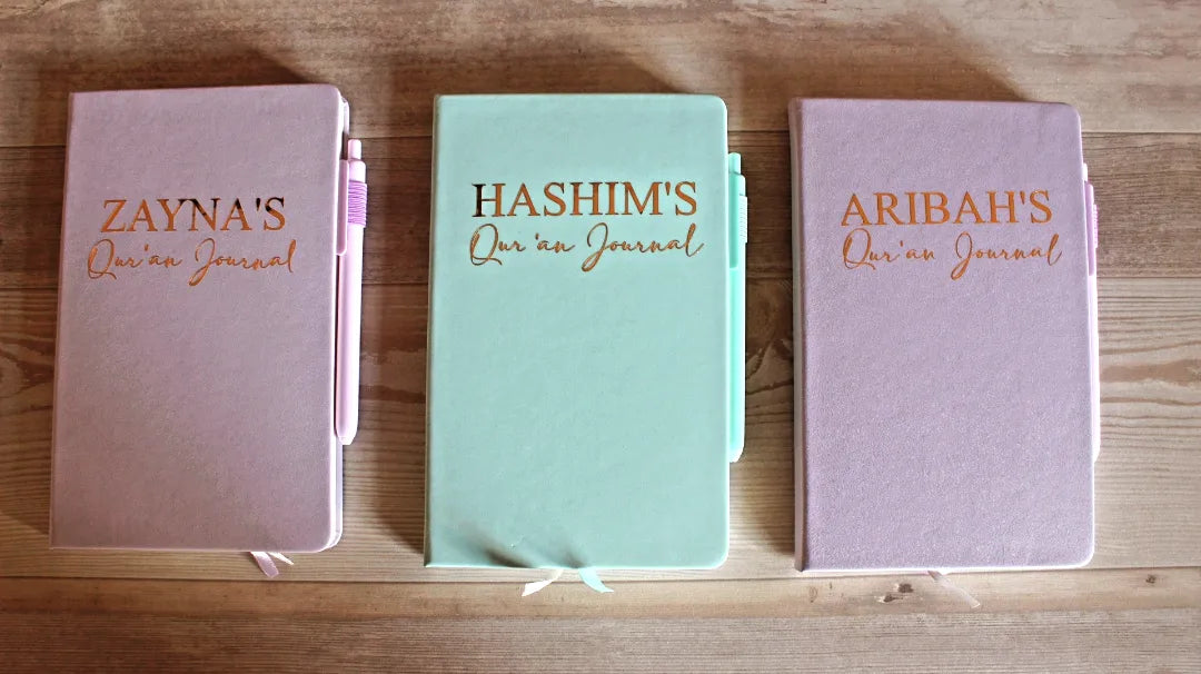 Personalised Qur'an Journal & Pouch