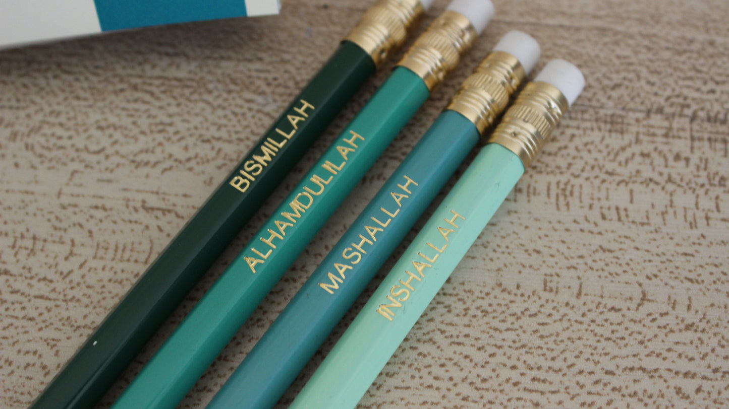 Islamic Affirmations Pencil Set