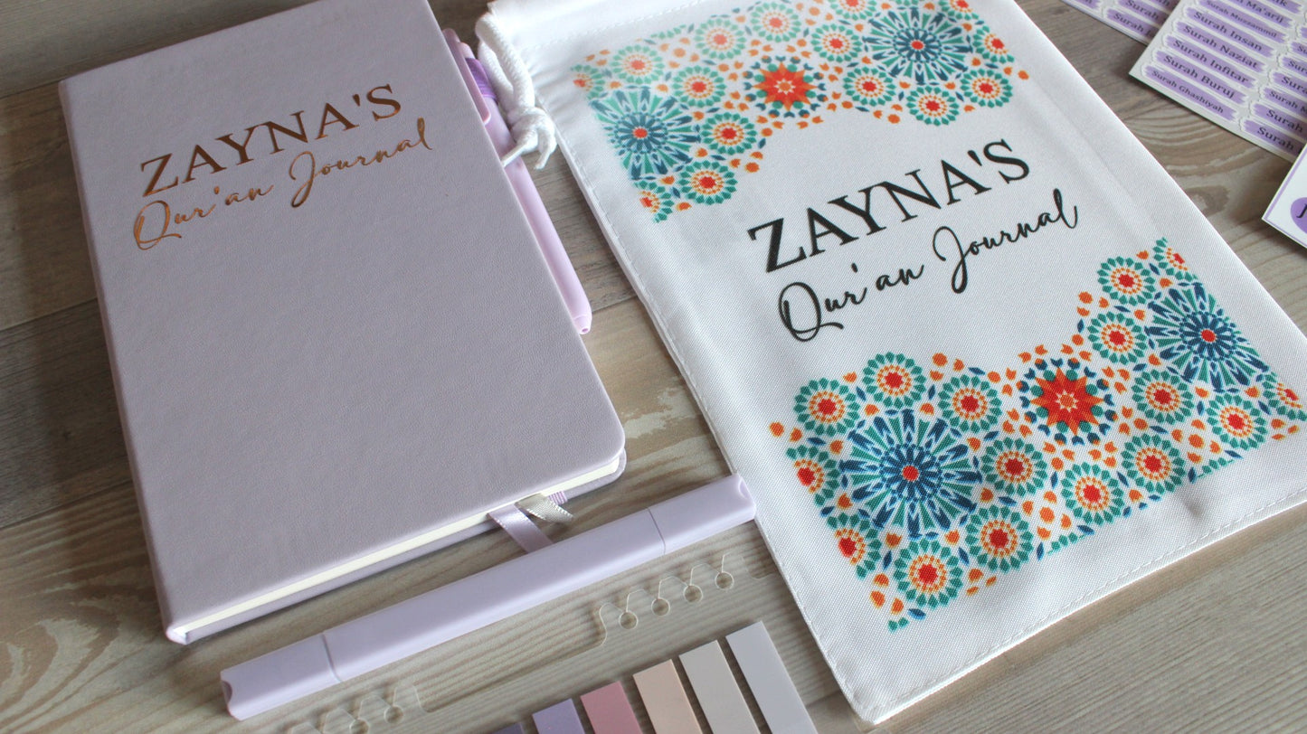 Personalised Qur'an Journal Set