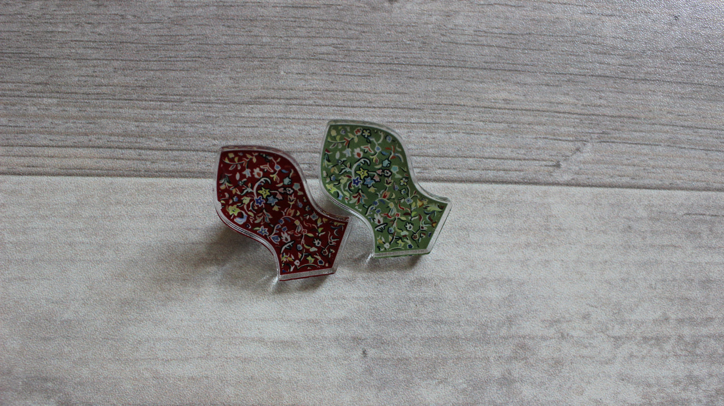 Rawdah Acrylic Pin