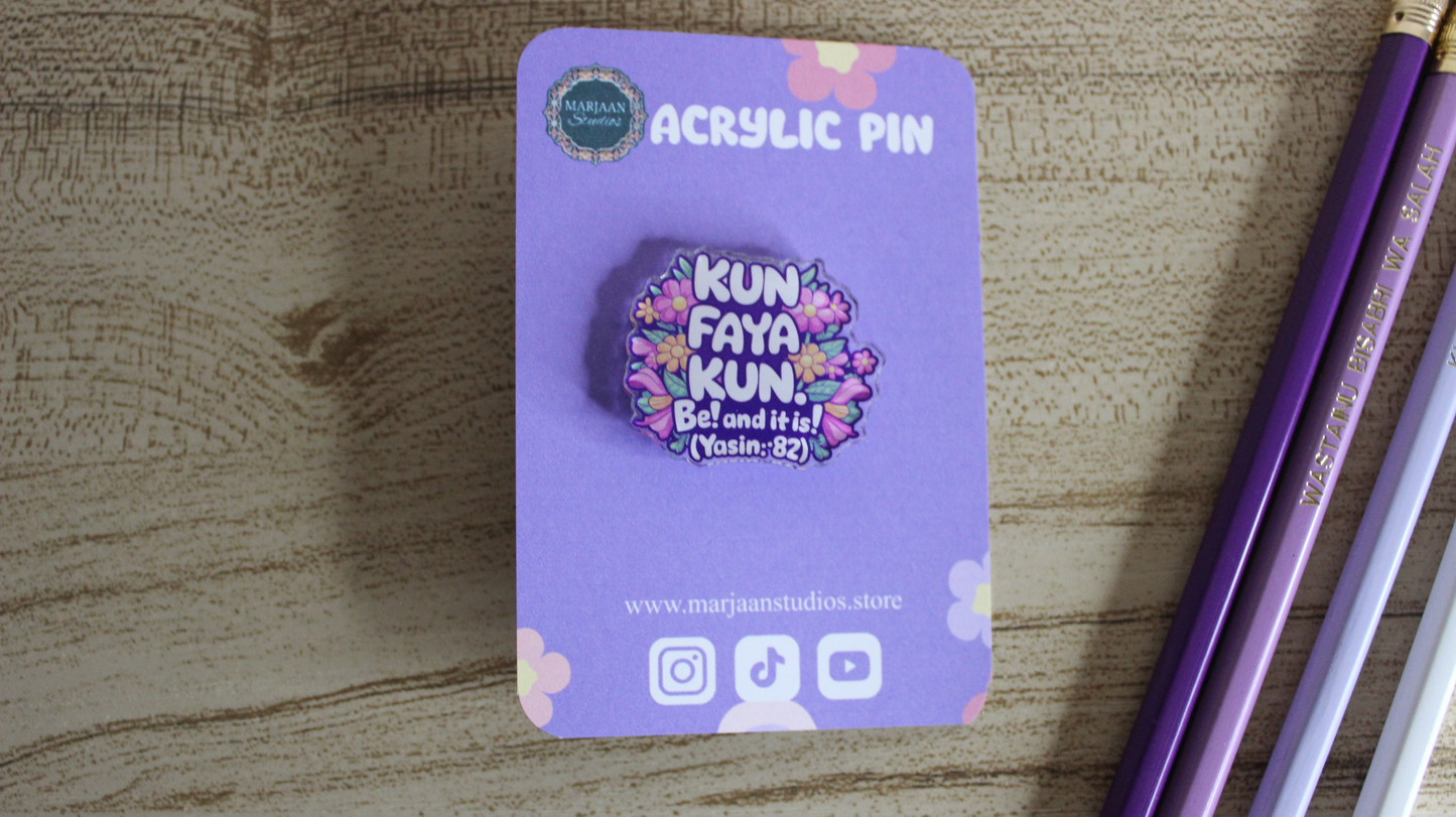Kun Faya Kun Pin