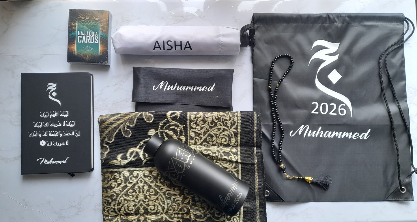 Hajj & Umrah 2026 Ultimate Collection — Kaaba Black & Ihram White