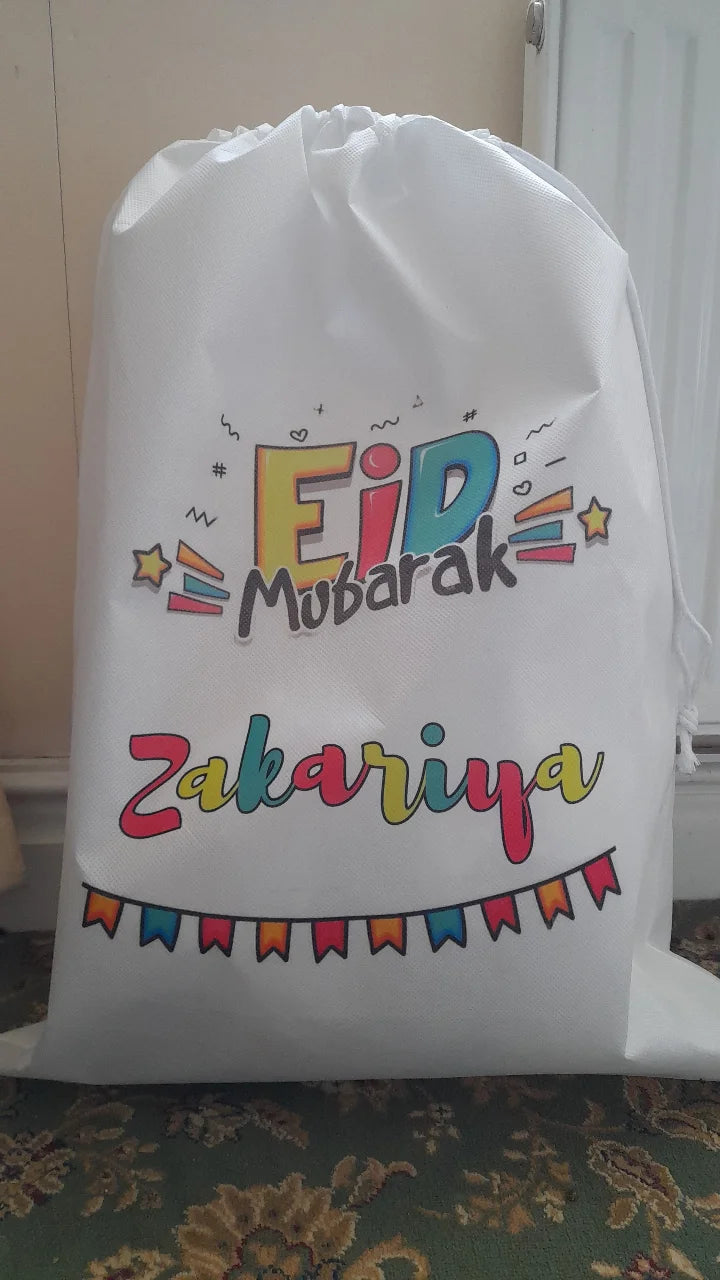 Eid Mubarak Personalised Sack