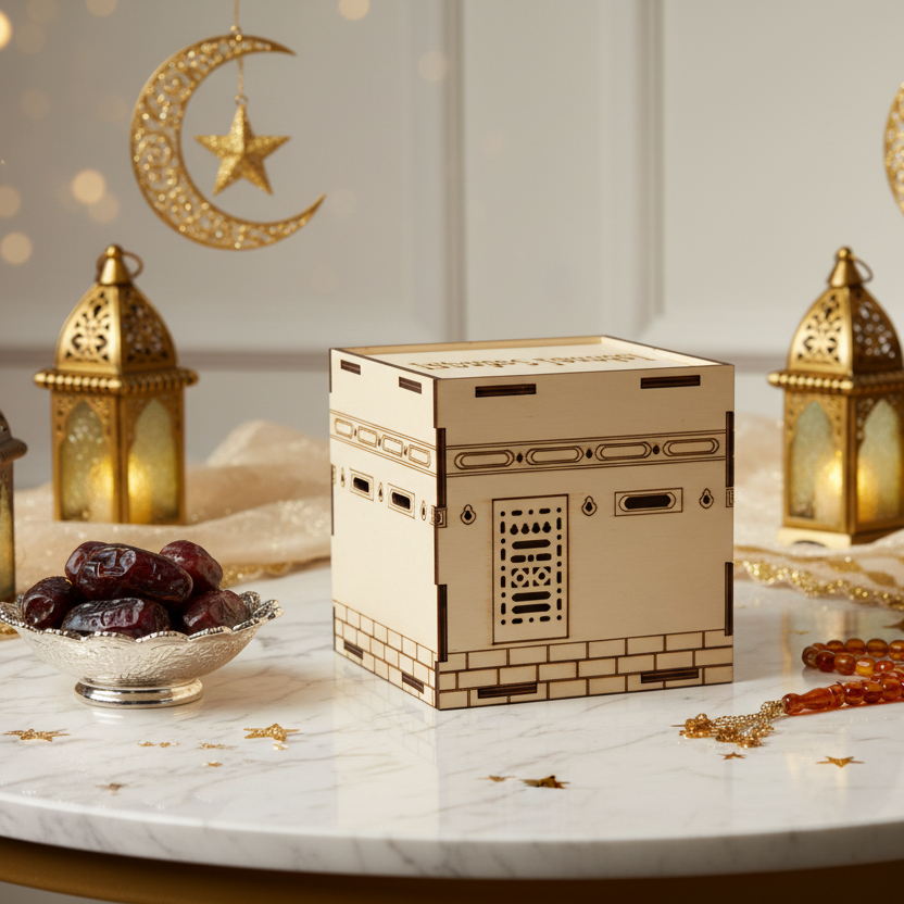 Personalised Kaaba Sadaqah Box