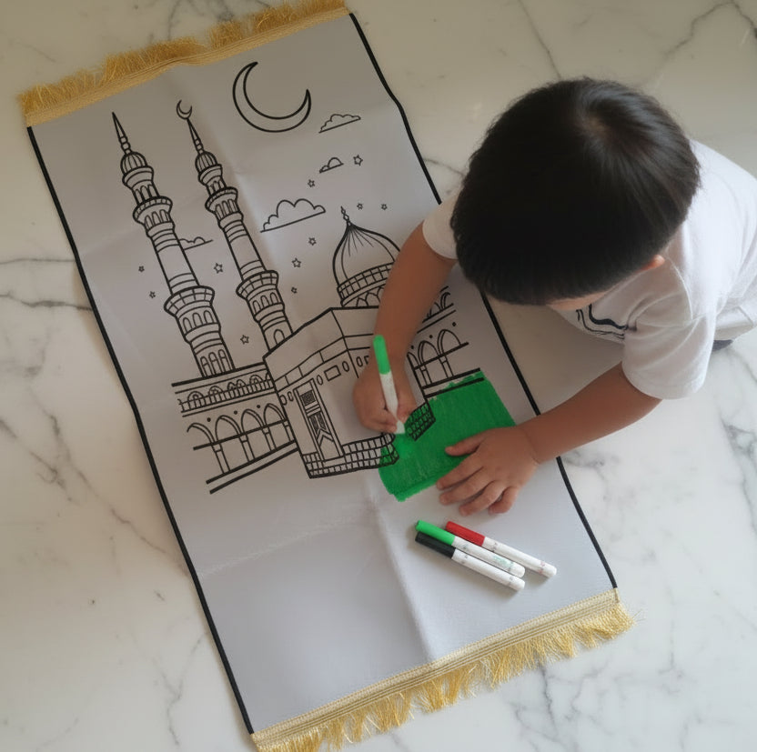 Colouring In Kids Prayer Mat