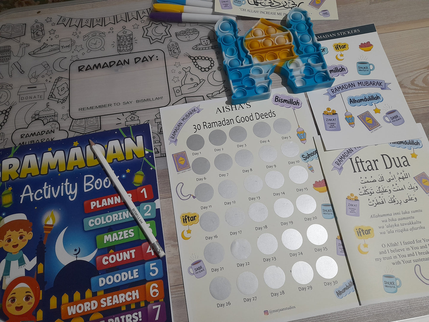 Personslised Ramadan Activity Box